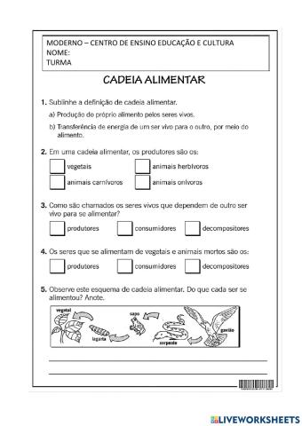 Ciências 4º ano