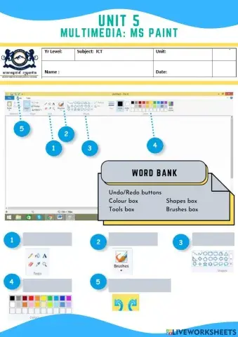 Multimedia- MS Paint