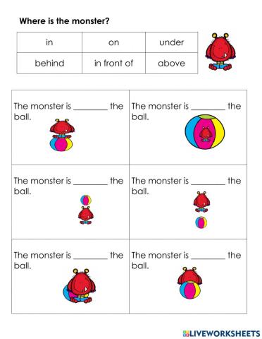 Where is the monster?