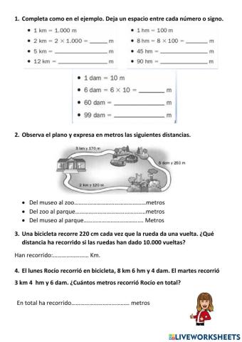 Resolución de problemas de medidas
