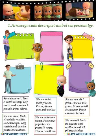 Descripcion personages