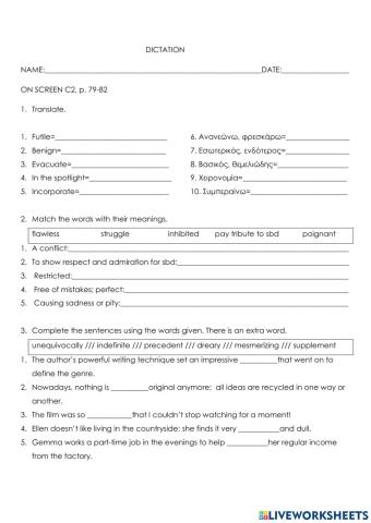 On screen c2, p. 79-82