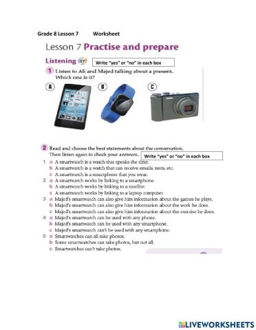 Unit 8 Lesson 7