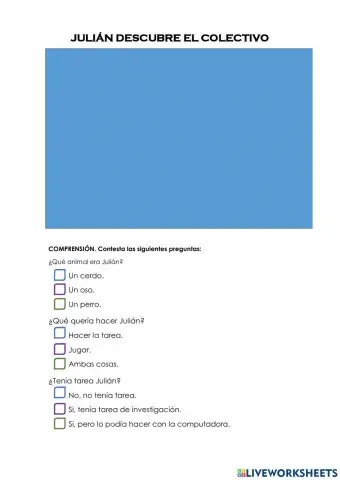 Julián descubre el colectivo