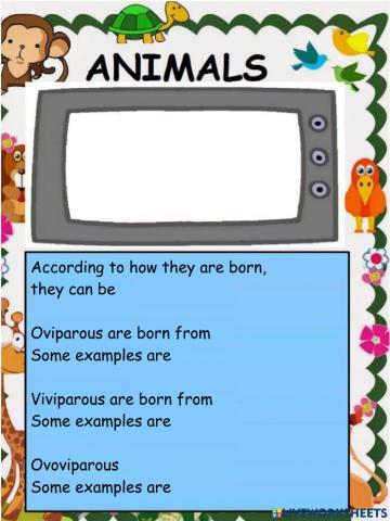 Oviparous and viviparous