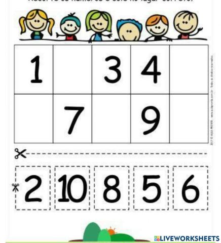 Yuk lengkapi dan pasangkan angka yang kosong