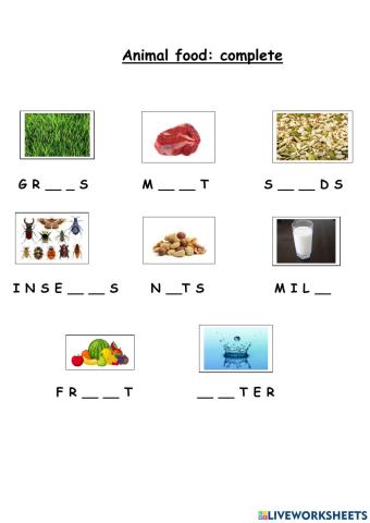 Animal food: complete