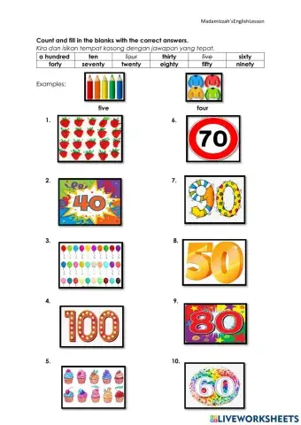 Numbers, Have got, Has got