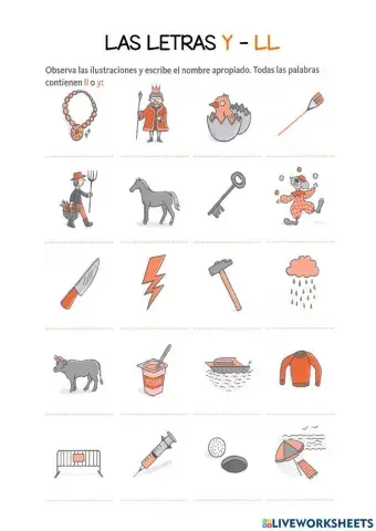 Ortografía LL-Y