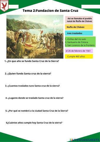 Fundacion de santa cruz