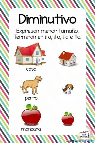 Aumentativos y diminutivos