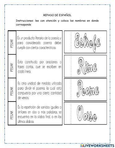Repaso de español 2