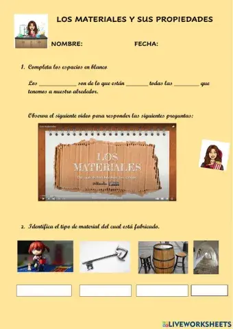 Los materiales y sus propiedades