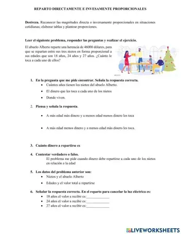 Reparto Inversamente  y directamente proporcional