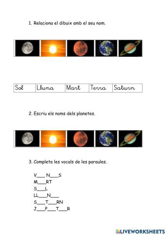 El sistema solar