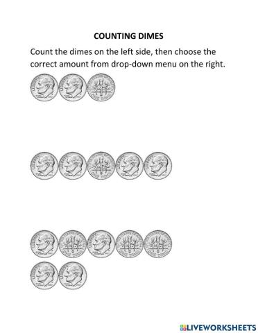 Counting Dimes