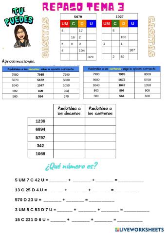Repaso tema 3. Matemáticas abn.