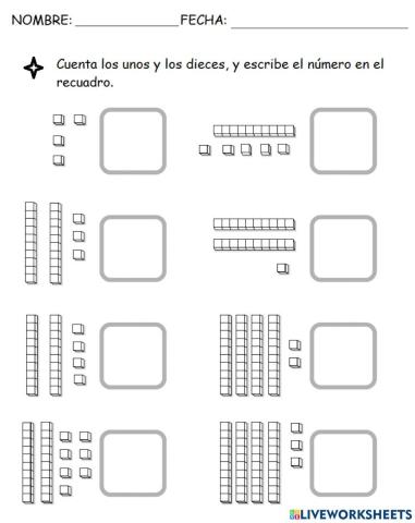 Contar con unos y dieces2