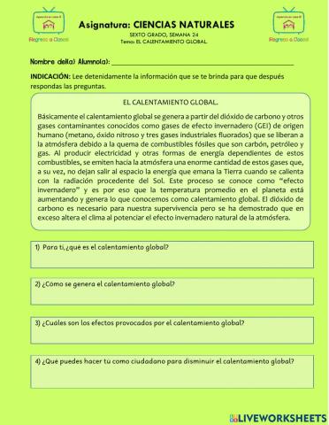 Calentamiento global