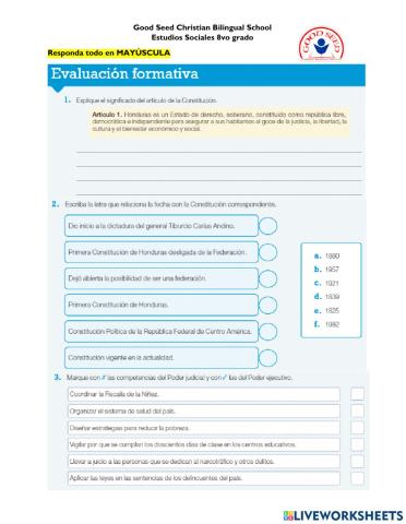 Evaluación formativa p. 116-117