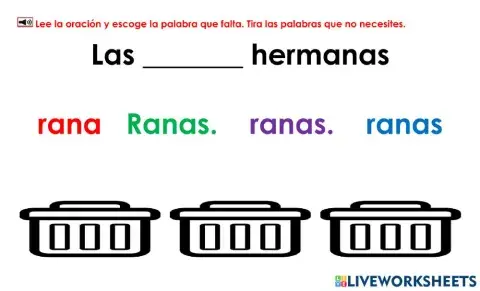 Las ranas hermanas: Examen 1