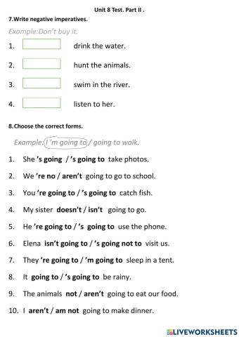 Unit 8 Test.EP1.Part 2.(Basic).