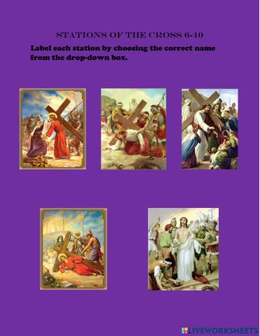 Stations of the cross 6-10