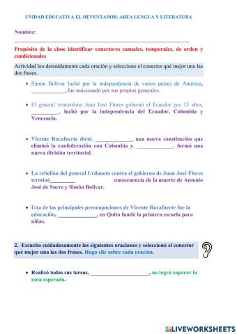 Actividades para lengua y literatura