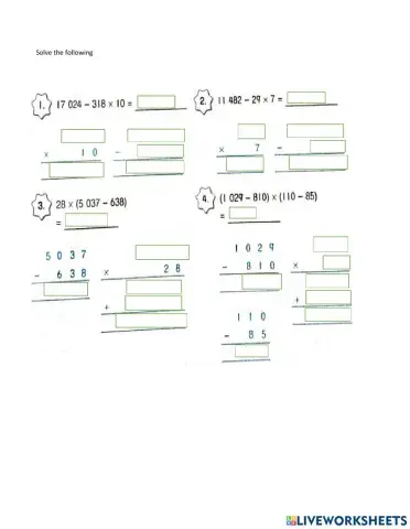 Mix operation year 5