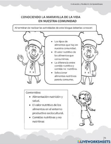 La alimentación en la familia