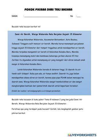 Bahasa Indonesia Tema 8 Sub 1