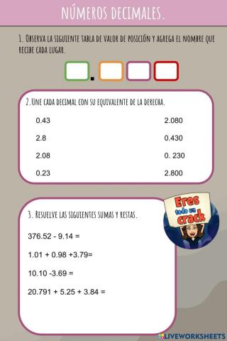 Números decimales