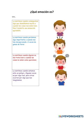 ¿Qué emoción es?