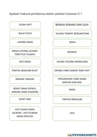 Peribahasa bm tahun 5