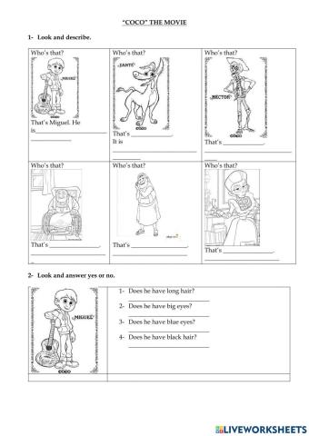 Coco character description