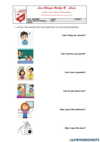 Asking for permission