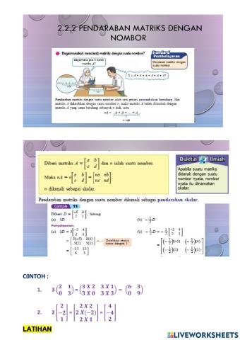 Pendaraban nombor dan matriks