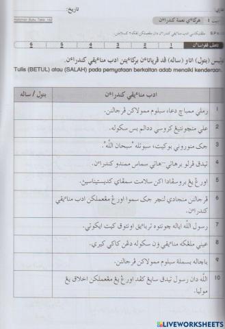 Hargai nikmat kenderaan