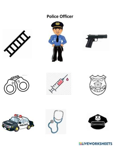 Equipments using Police Officer