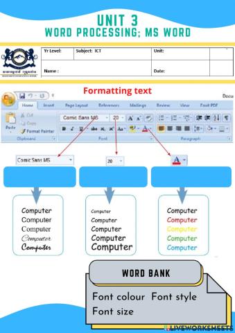 Word Processing