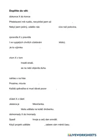 Příslovečné spřežky