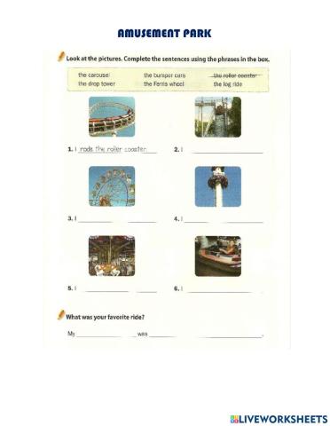 Amusement Park Grammar