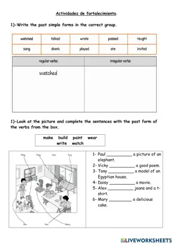 Past Simple affirmative