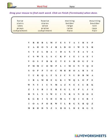 Lesson 15 - Homophones