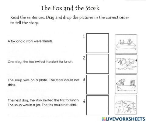 The Fox and the Stork