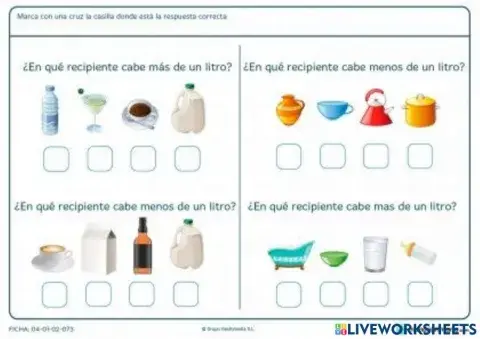 Comparación de capacidad