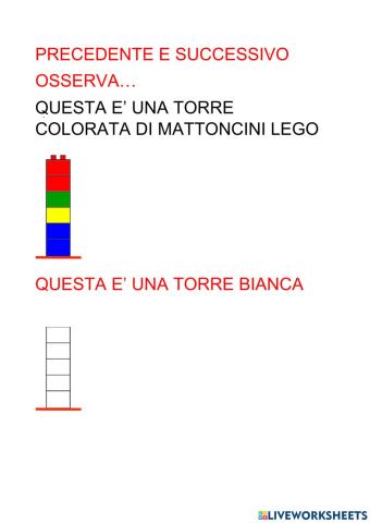 Precedente e successivo