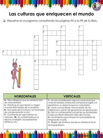 Las culturas que enriquecen el mundo