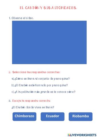 Autoridades del Cantón