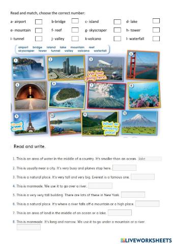 Vocabulary - Our world